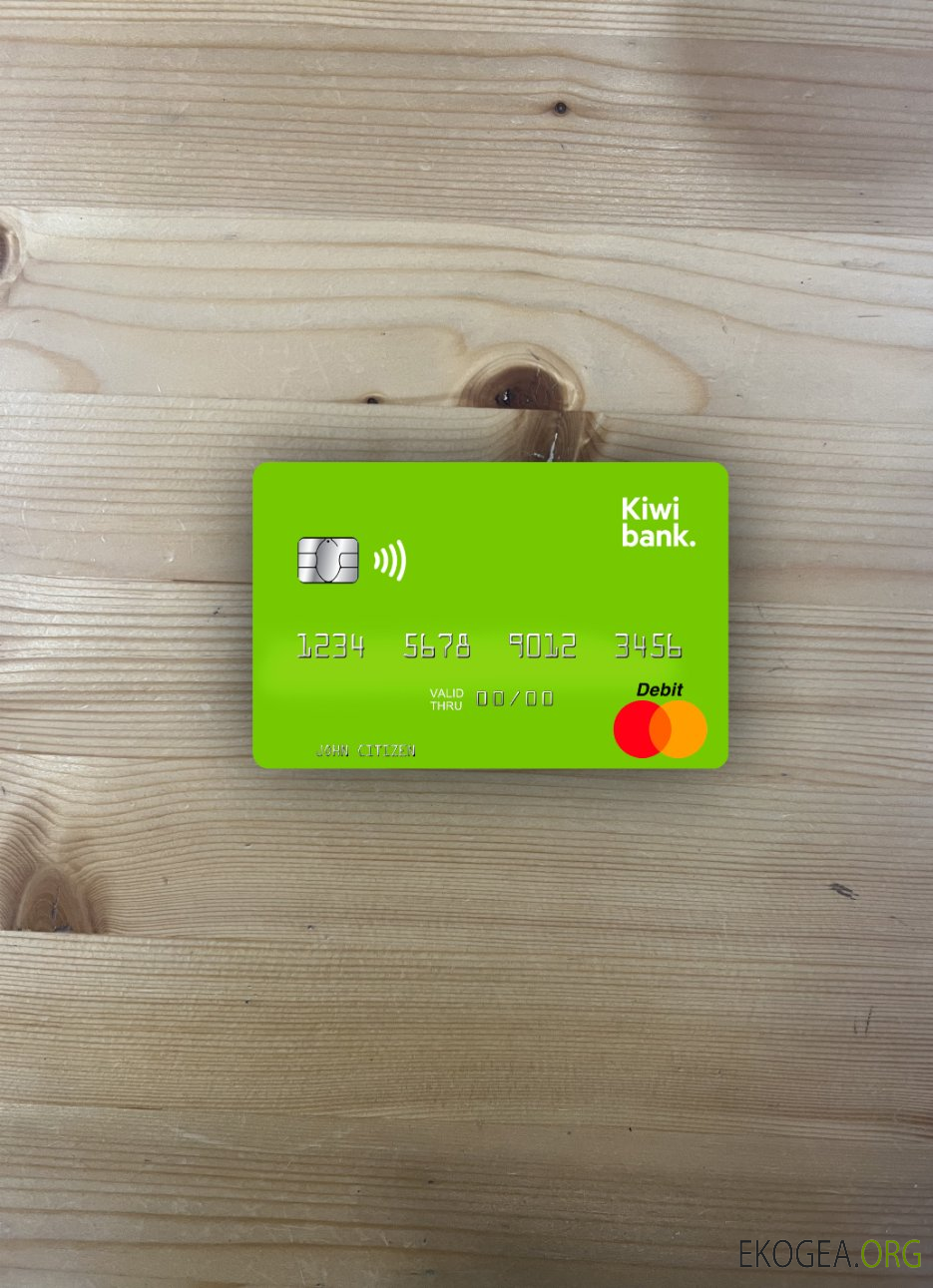 Nouvelle , Zélande Kiwibank mastercard photolook recto